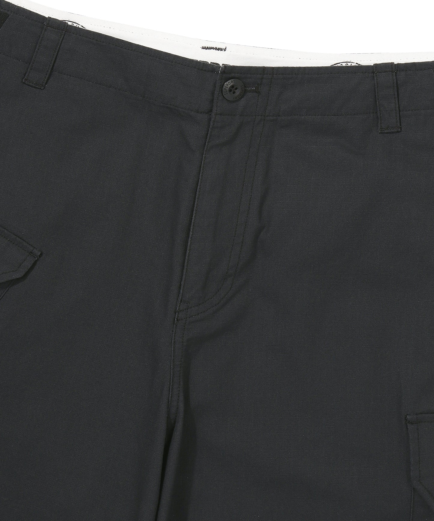 Cargo Parachute Pants - Black