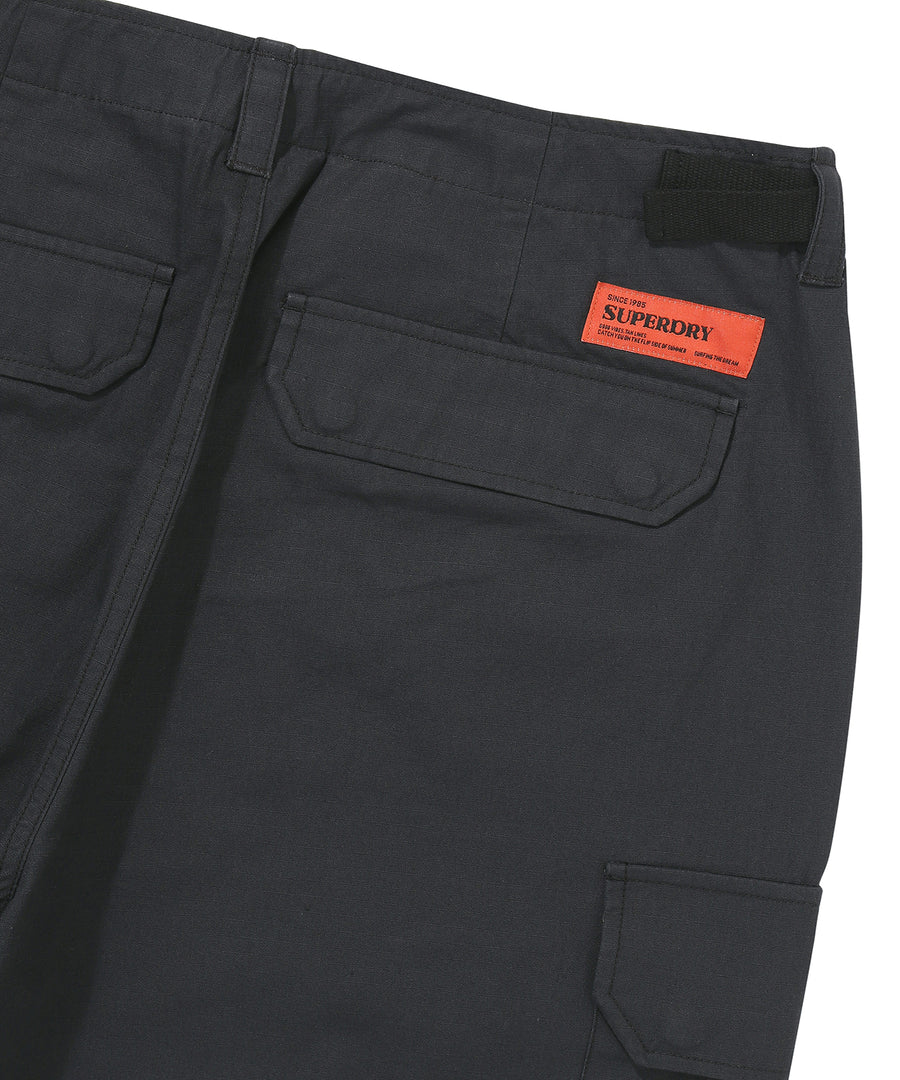 Cargo Parachute Pants - Black