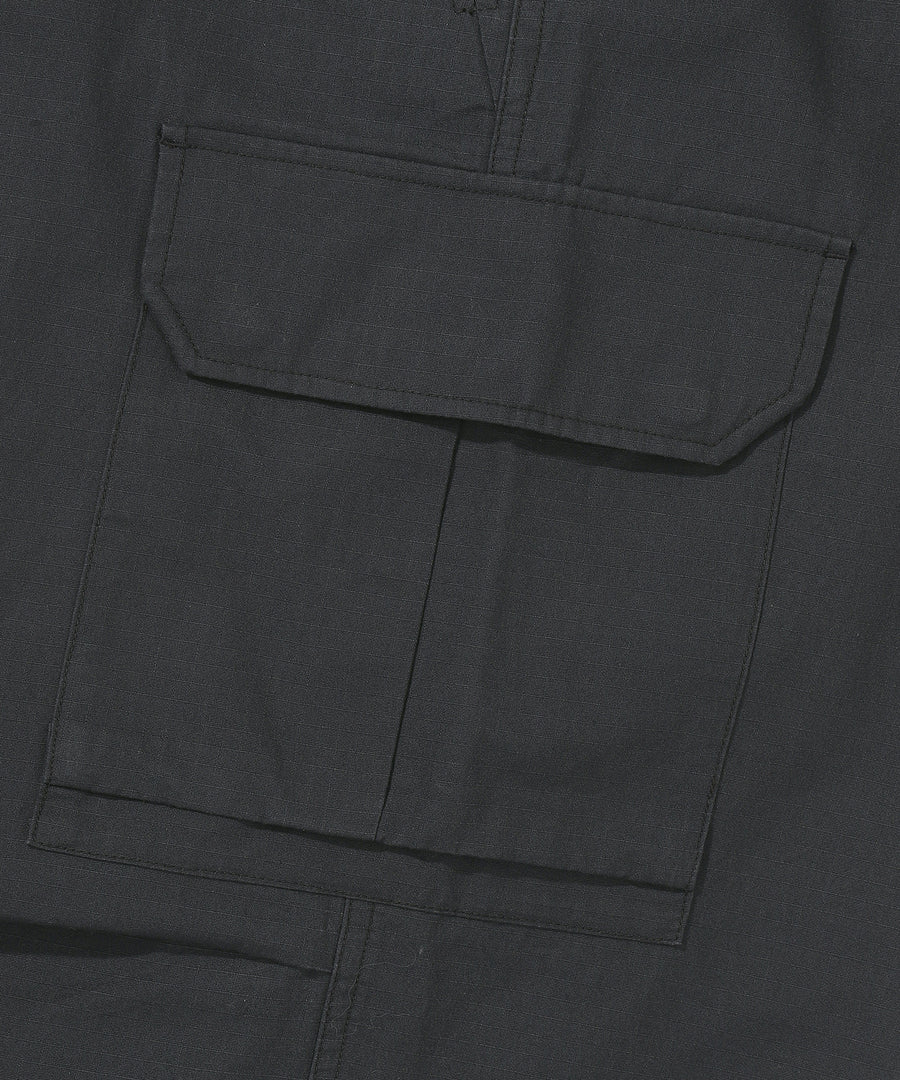 Cargo Parachute Pants - Black