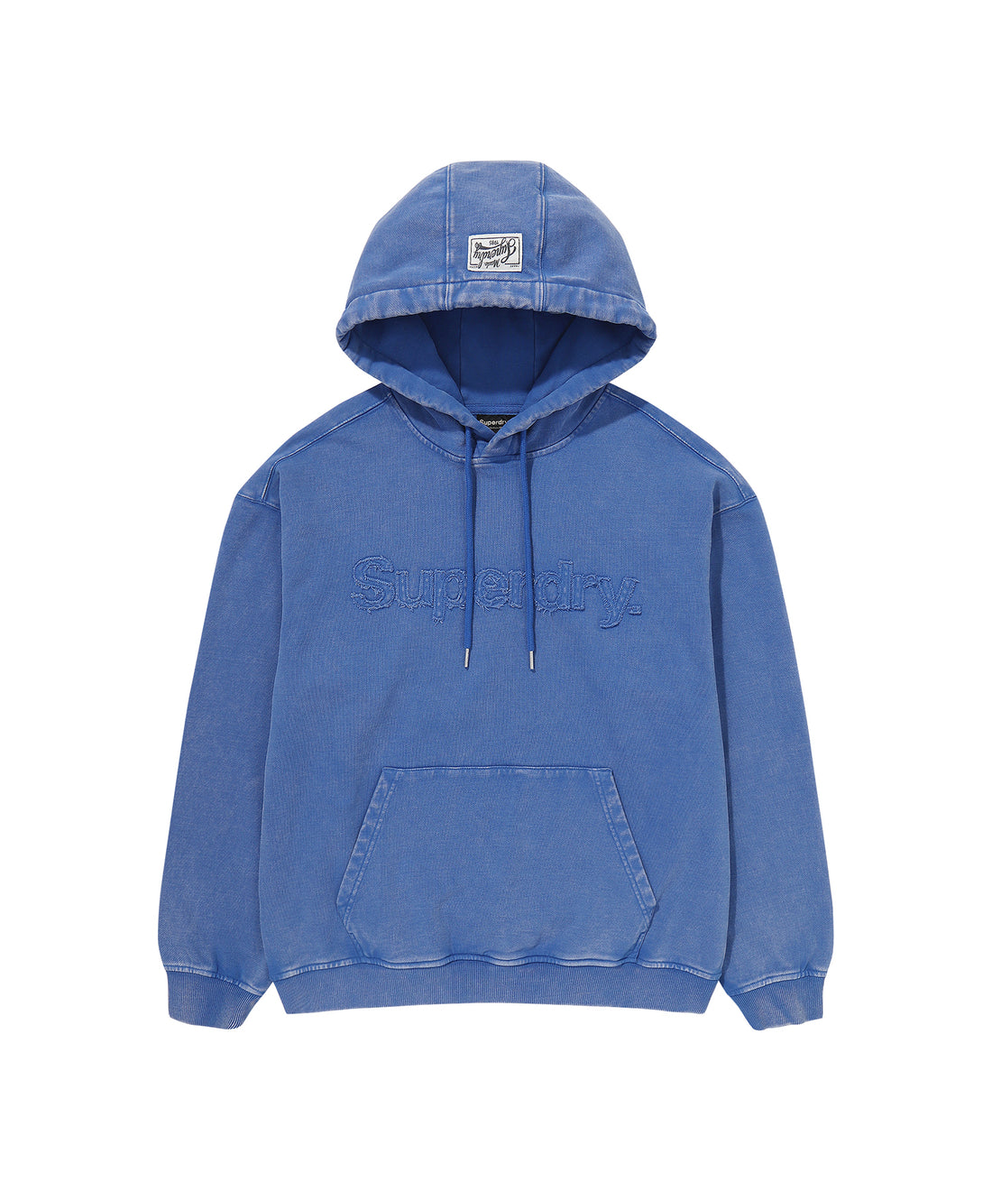 Vintage Washed Hoodie - Blue