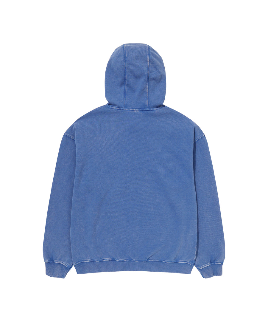 Vintage Washed Hoodie - Blue
