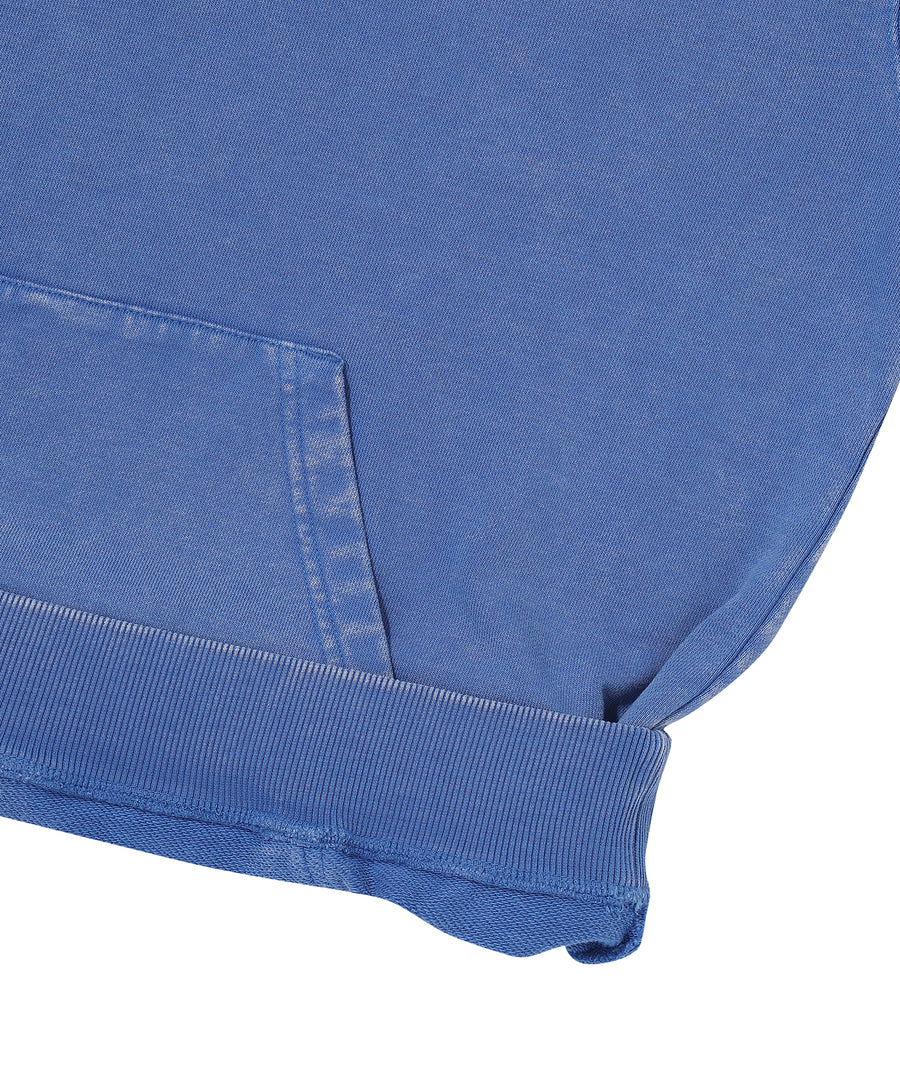 Vintage Washed Hoodie - Blue