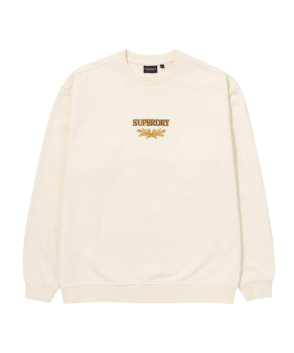 Rich Farmer Washed Sweatshirt - Cream