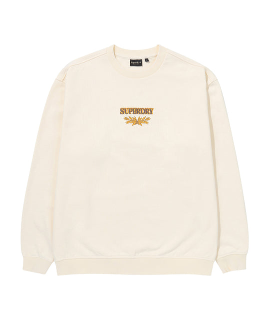 Rich Farmer Washed Sweatshirt - Cream