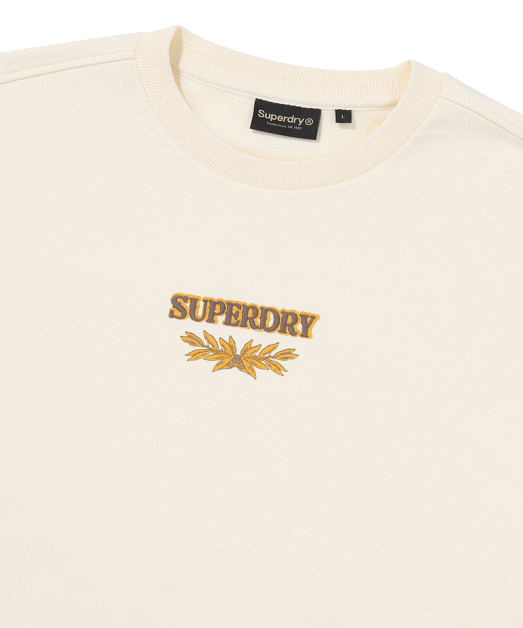 Rich Farmer Washed Sweatshirt - Cream
