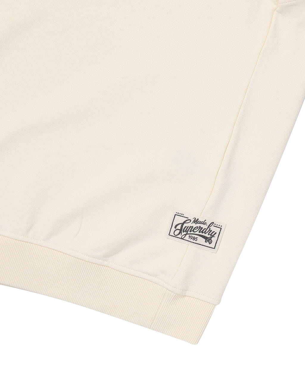 Rich Farmer Washed Sweatshirt - Cream