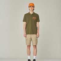 Muscle Fit Heritage Polo Shirts - Khaki