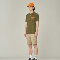 Muscle Fit Heritage Polo Shirts - Khaki