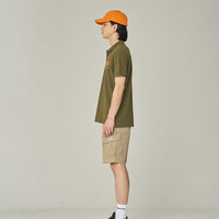 Muscle Fit Heritage Polo Shirts - Khaki