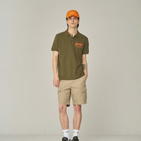 Muscle Fit Heritage Polo Shirts - Khaki