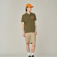 Muscle Fit Heritage Polo Shirts - Khaki