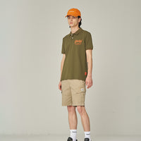 Muscle Fit Heritage Polo Shirts - Khaki