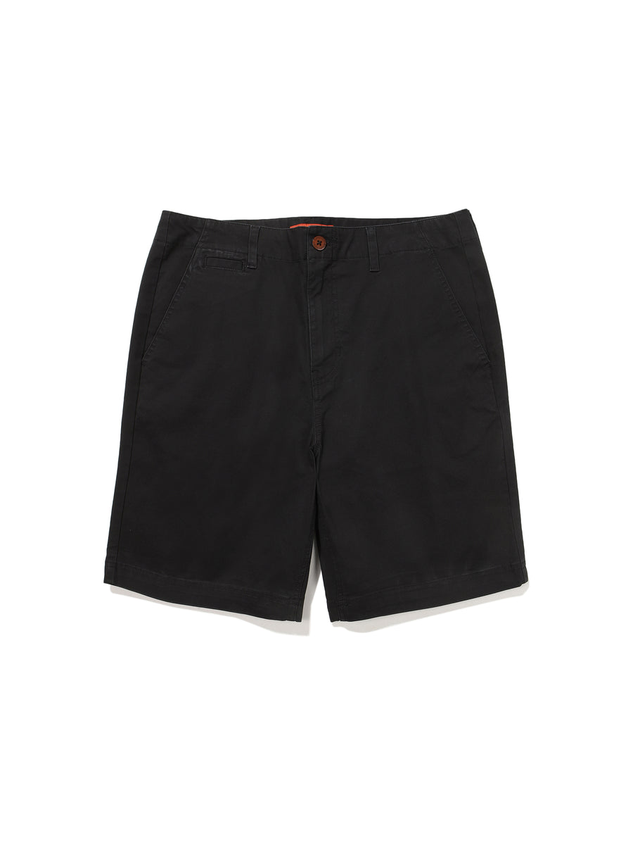 Cotton Chino Shorts - Black