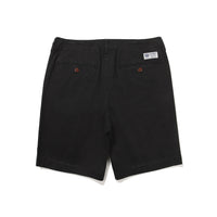 Cotton Chino Shorts - Black