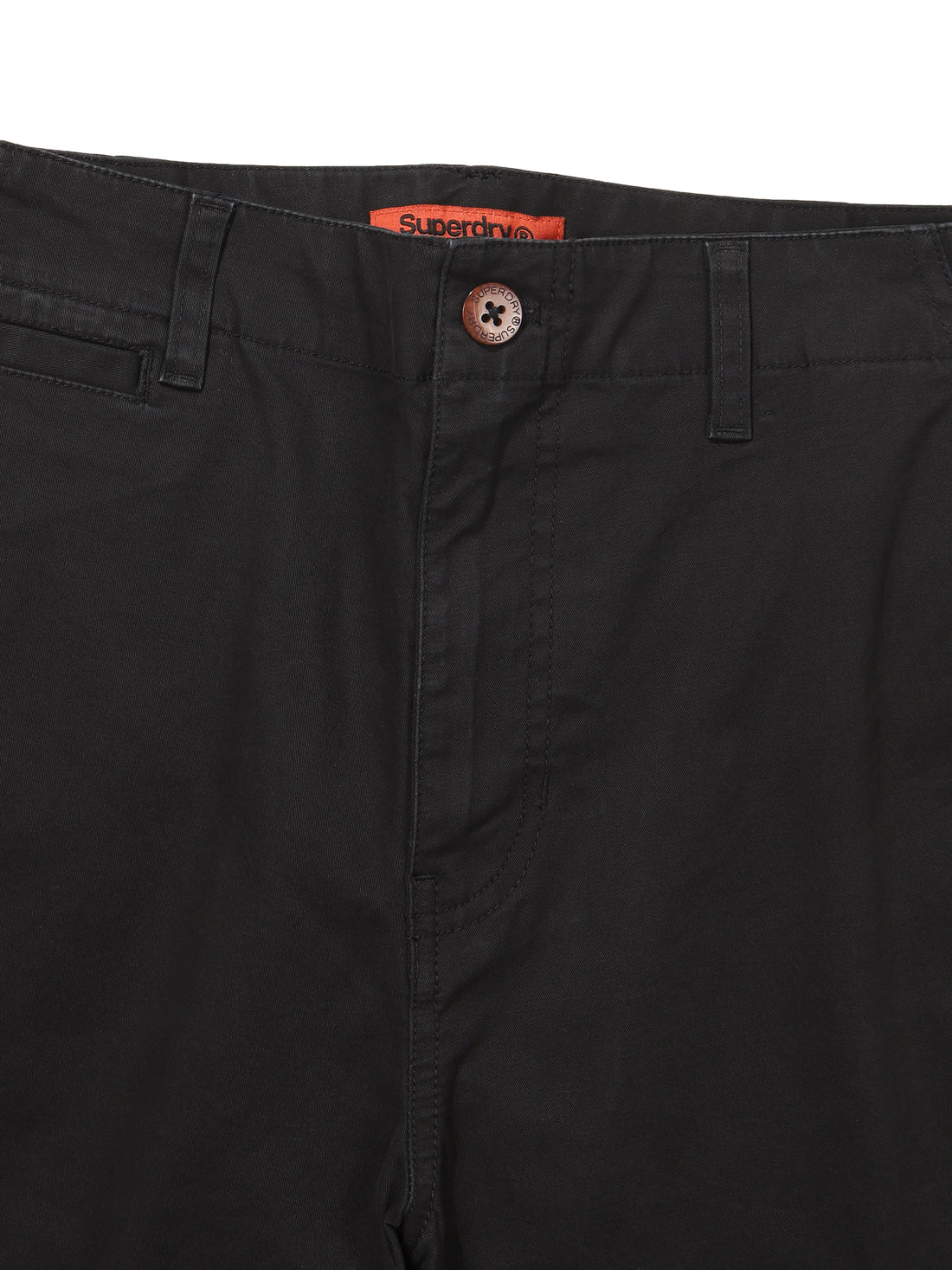 Cotton Chino Shorts - Black