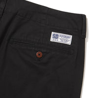 Cotton Chino Shorts - Black