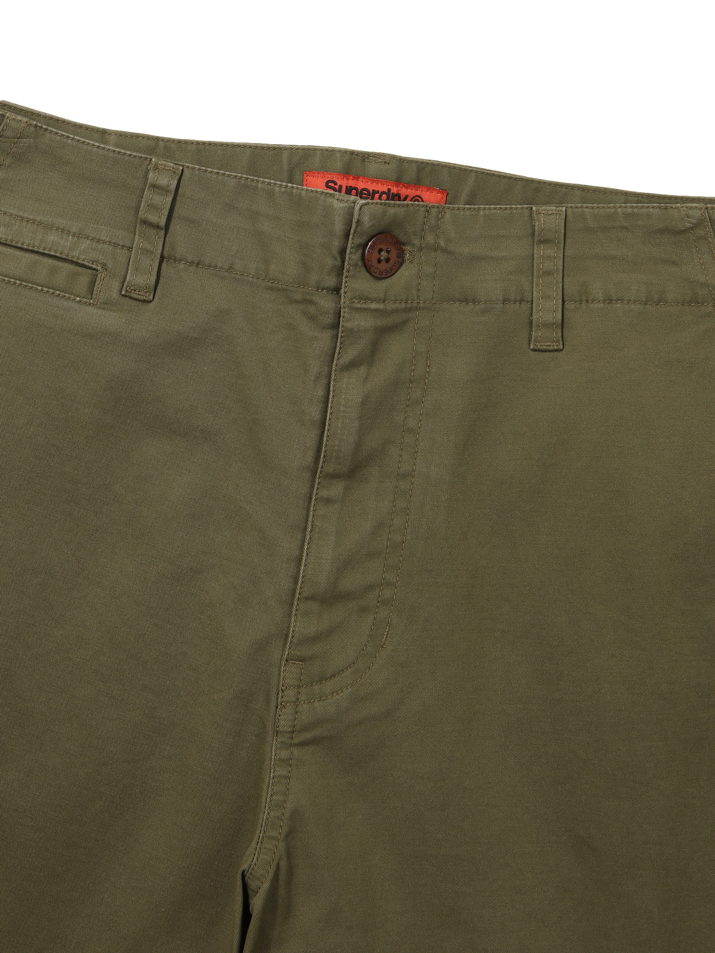 Cotton Chino Shorts - Khaki