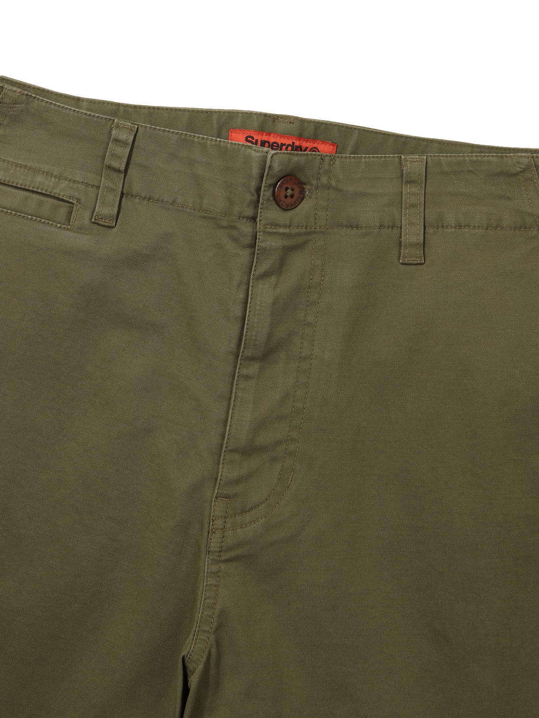 Cotton Chino Shorts - Khaki