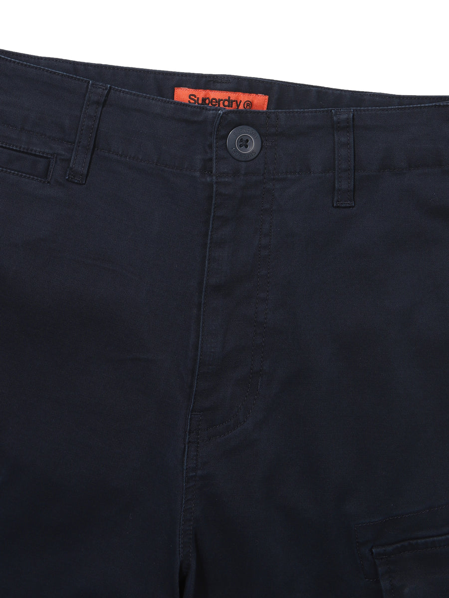 Cotton Core Cargo Shorts - Navy