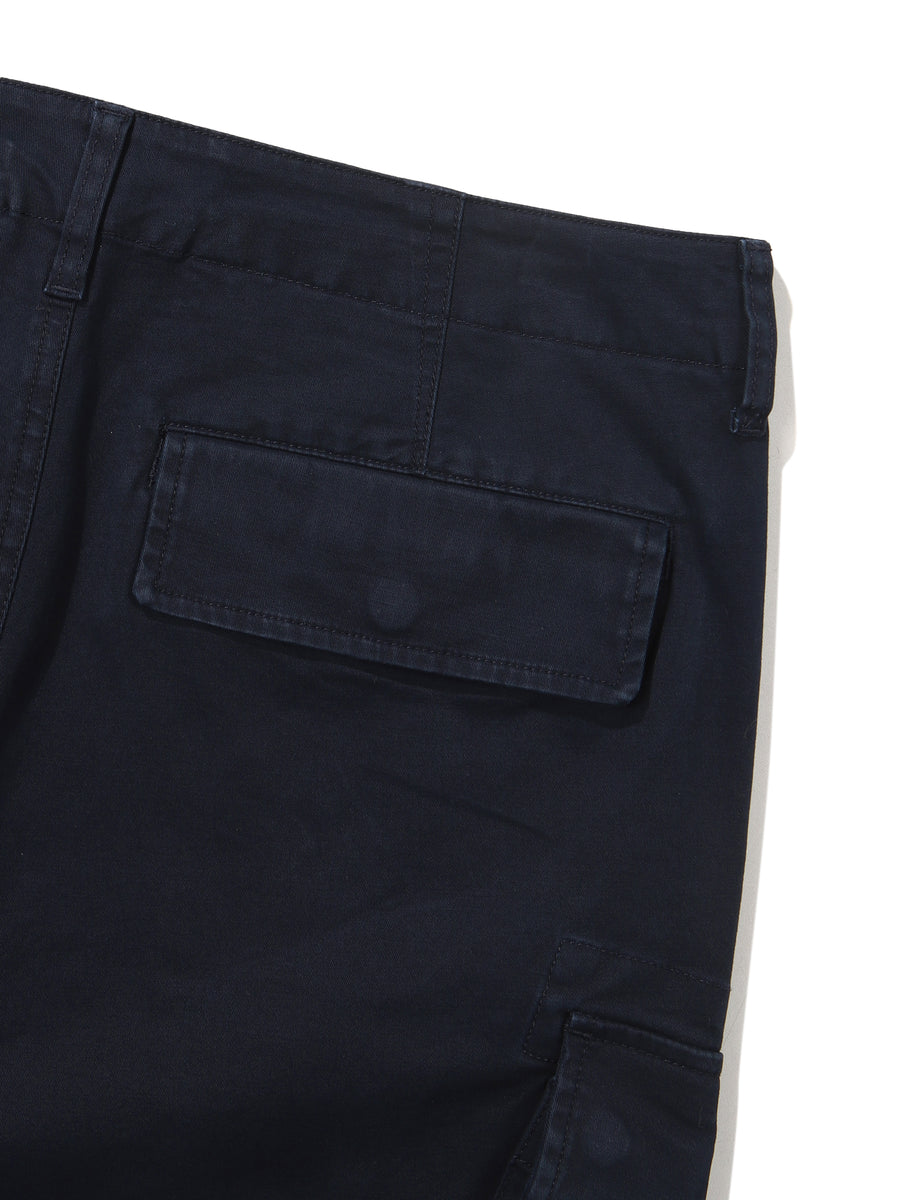 Cotton Core Cargo Shorts - Navy