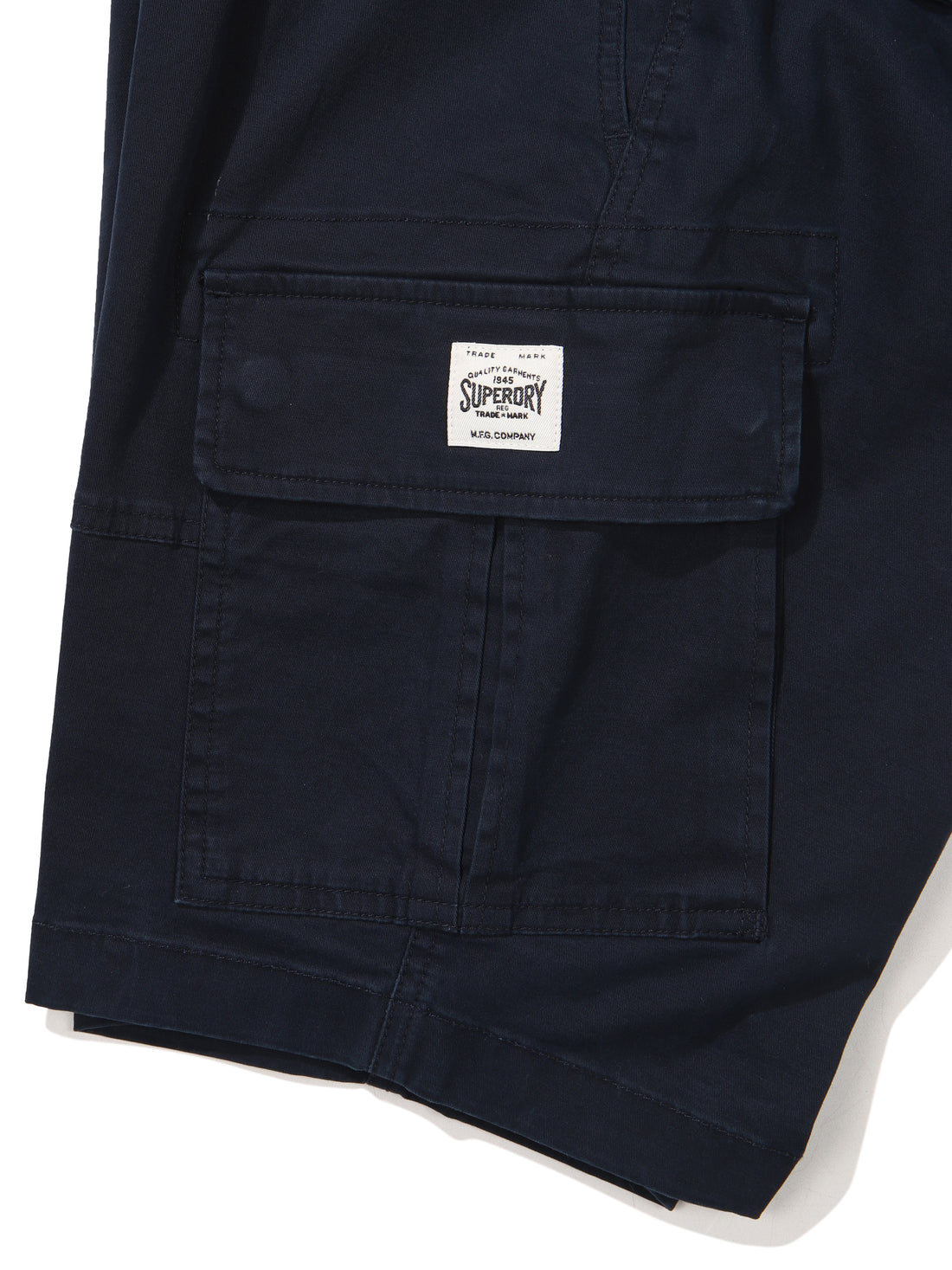 Cotton Core Cargo Shorts - Navy