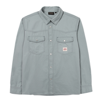 Color Stitch Western Shirt - L/Blue