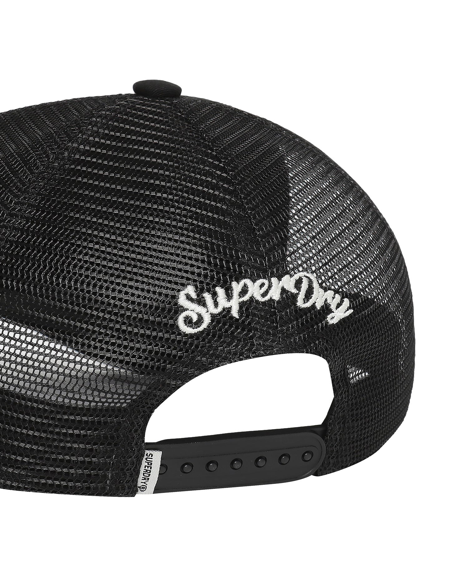Surf Mesh Trucker Ball Cap - Black