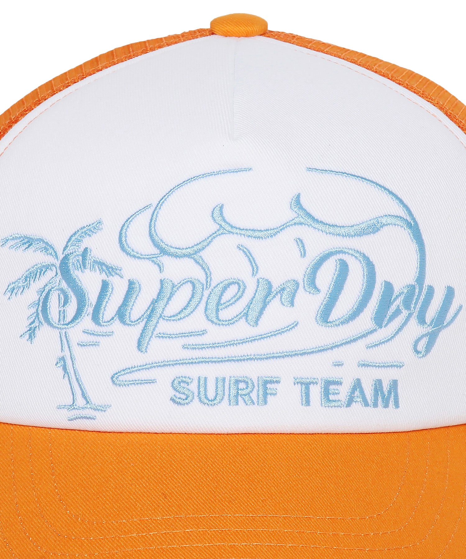 Surf Mesh Trucker Ball Cap - Orange