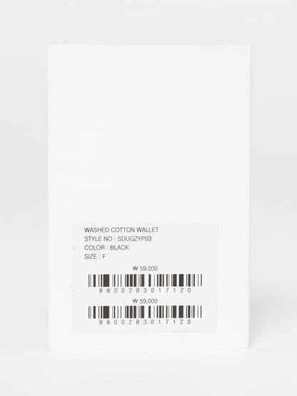 Washed Cotton Wallet