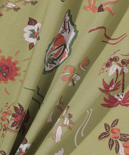 Farm Surf Hawaiian Shirt - Khaki