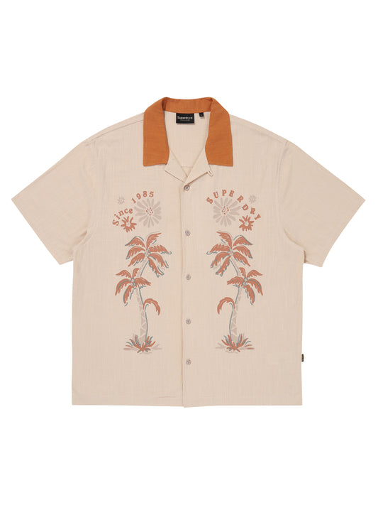 Palm Tree Opencollar Pattern Shirt