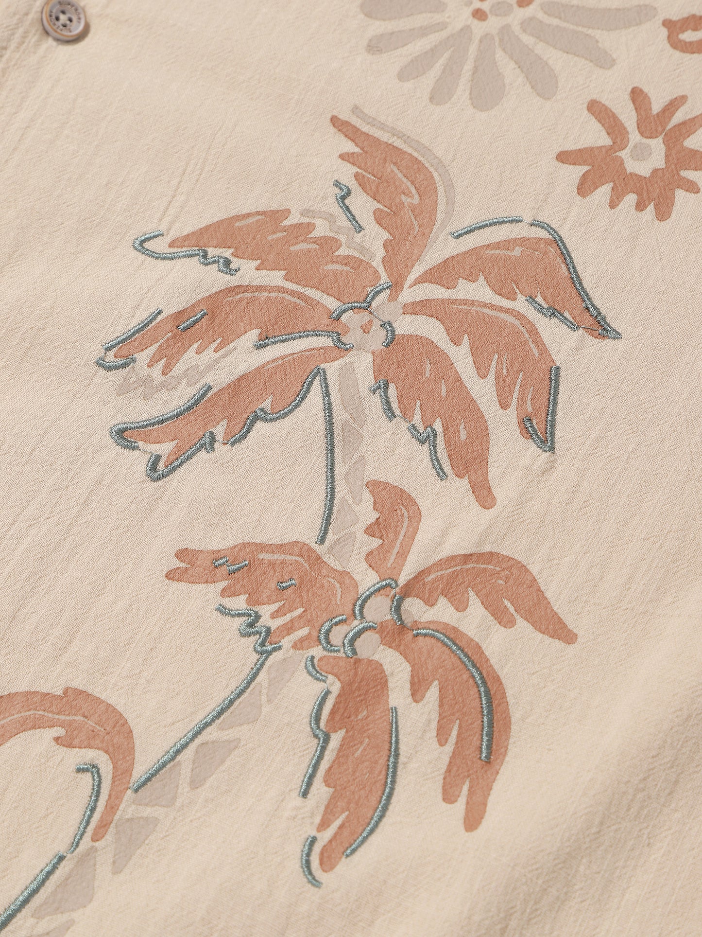 Palm Tree Opencollar Pattern Shirt