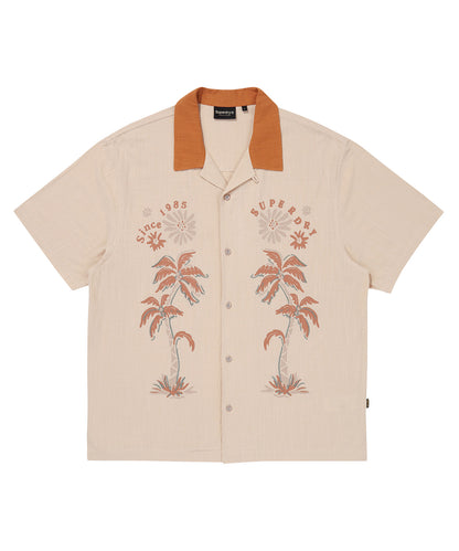 Palm Tree Opencollar Pattern Shirt