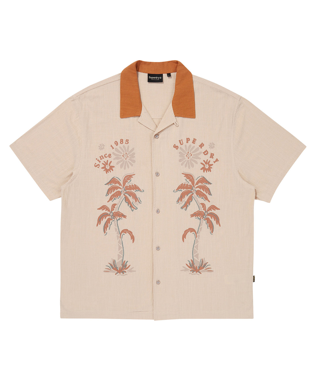 Palm Tree Opencollar Pattern Shirt