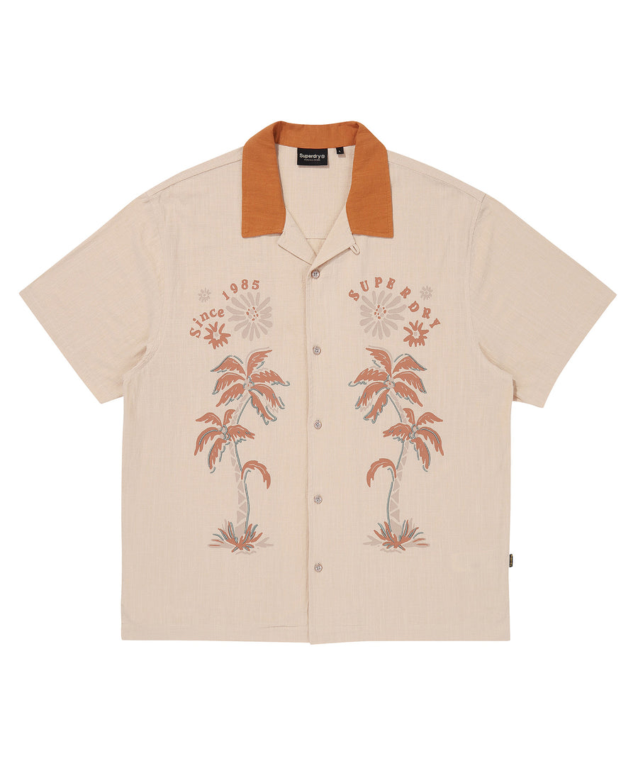 Palm Tree Opencollar Pattern Shirt