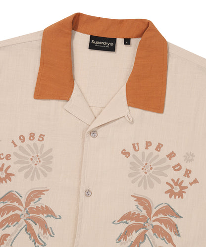 Palm Tree Opencollar Pattern Shirt