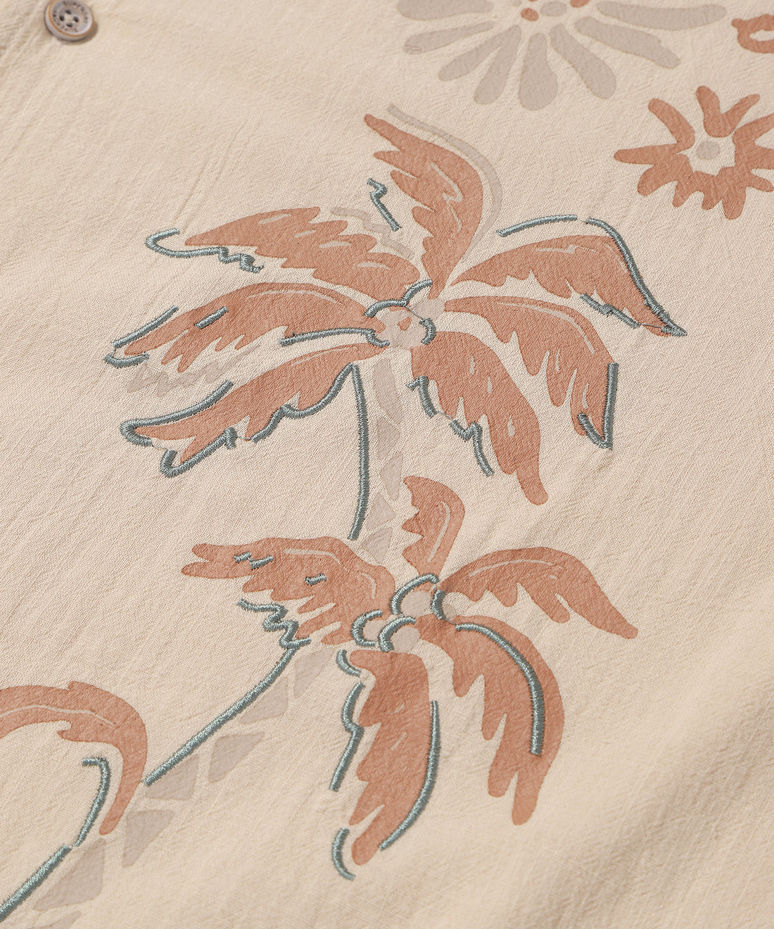 Palm Tree Opencollar Pattern Shirt