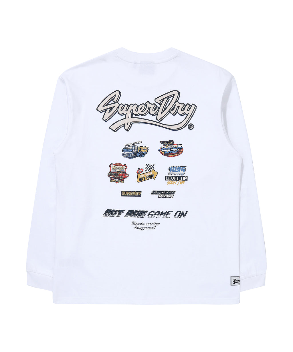 Racer Long Sleeve - White