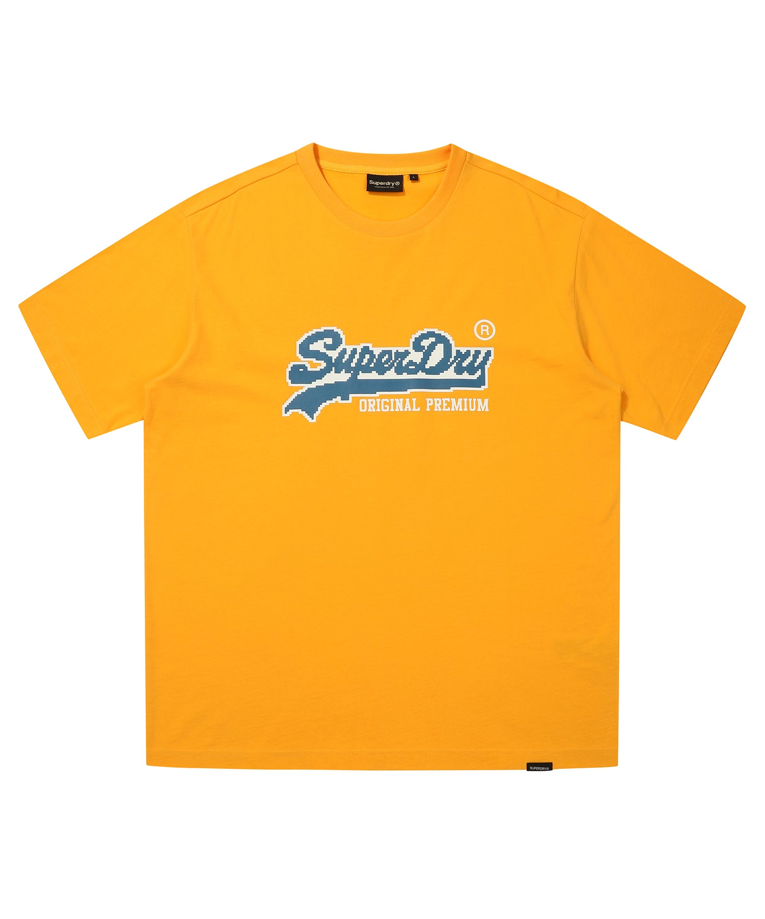 Pixel Logo T-Shirt - D/Yellow