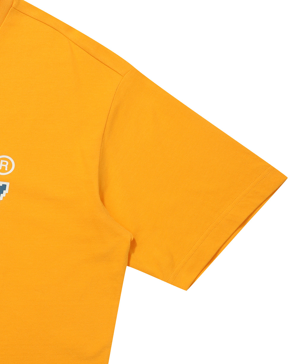 Pixel Logo T-Shirt - D/Yellow