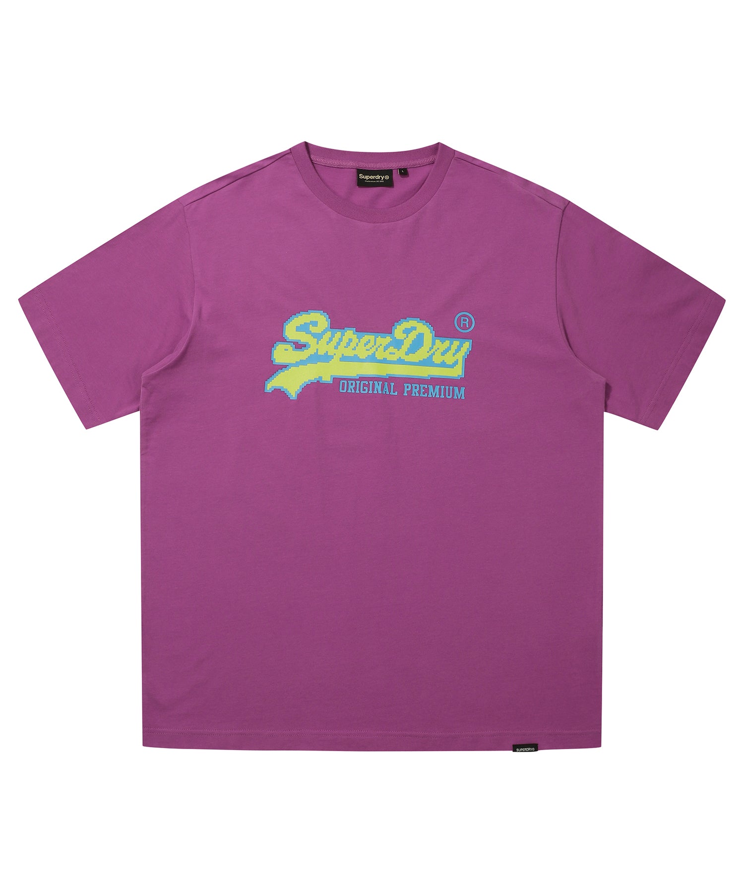 Pixel Logo T-Shirt - Purple
