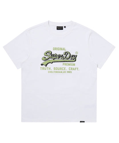 Sprayed Vintage Logo T-Shirt - White