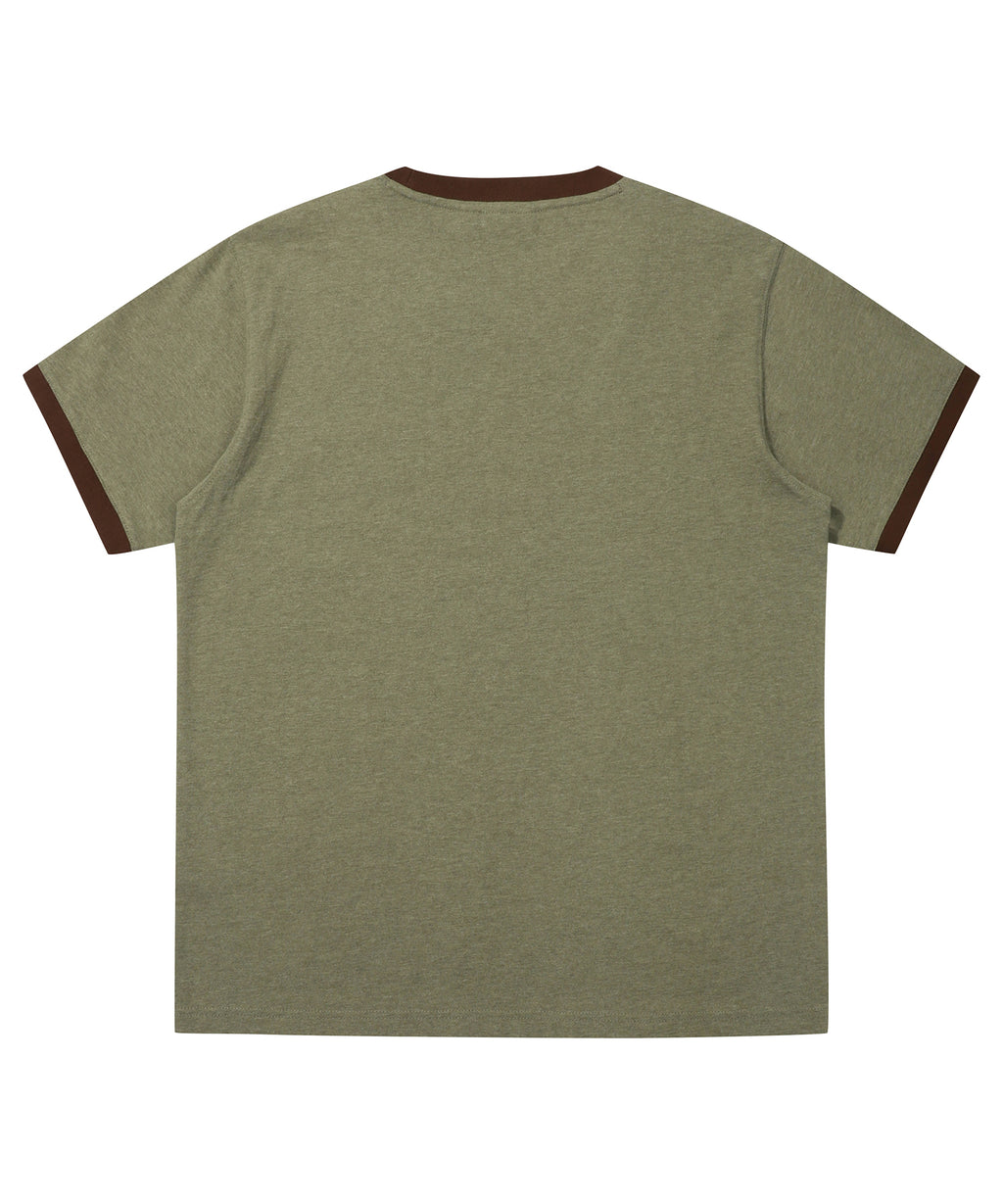Vintage Logo Ringer T-Shirt - L/Khaki
