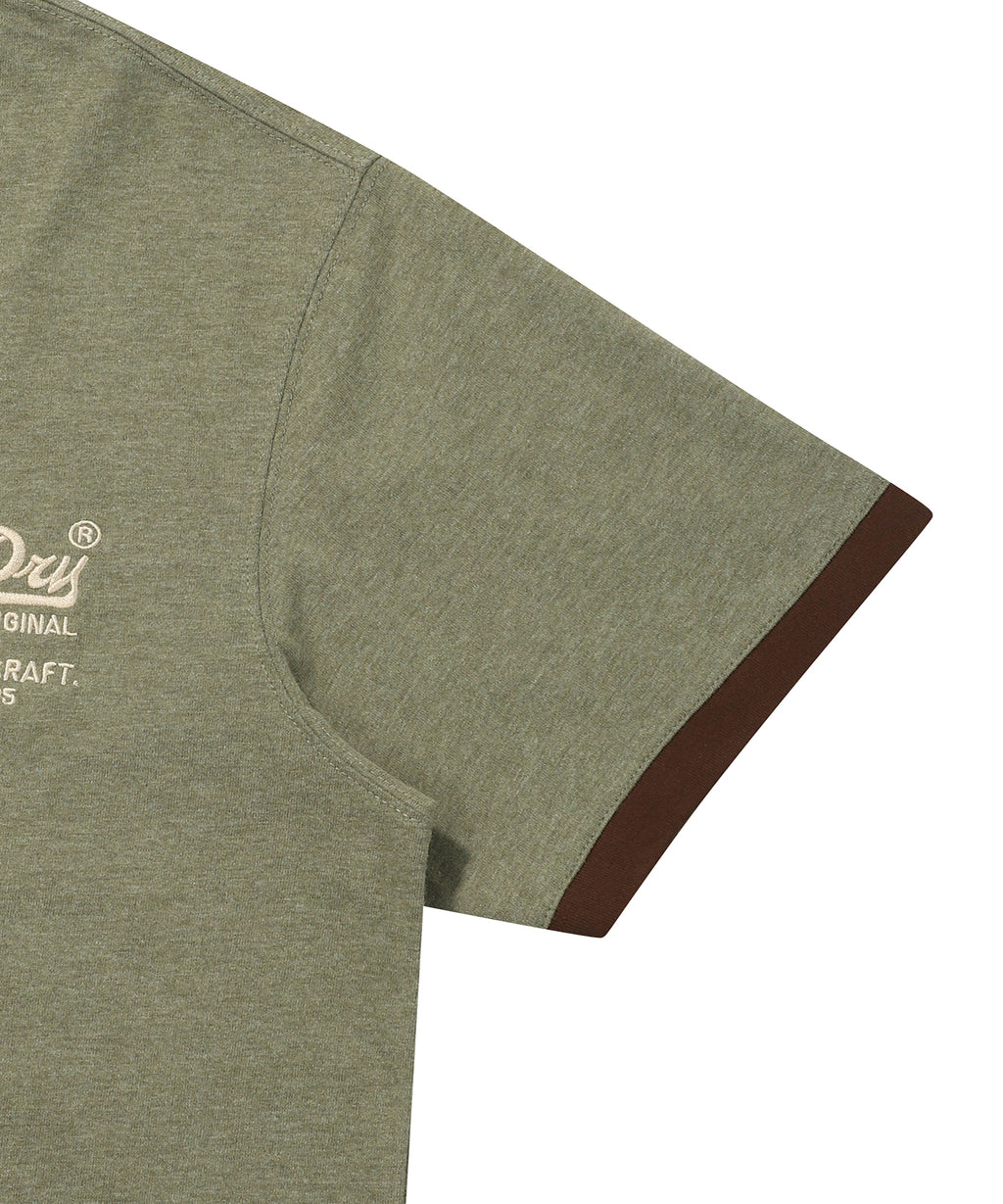 Vintage Logo Ringer T-Shirt - L/Khaki