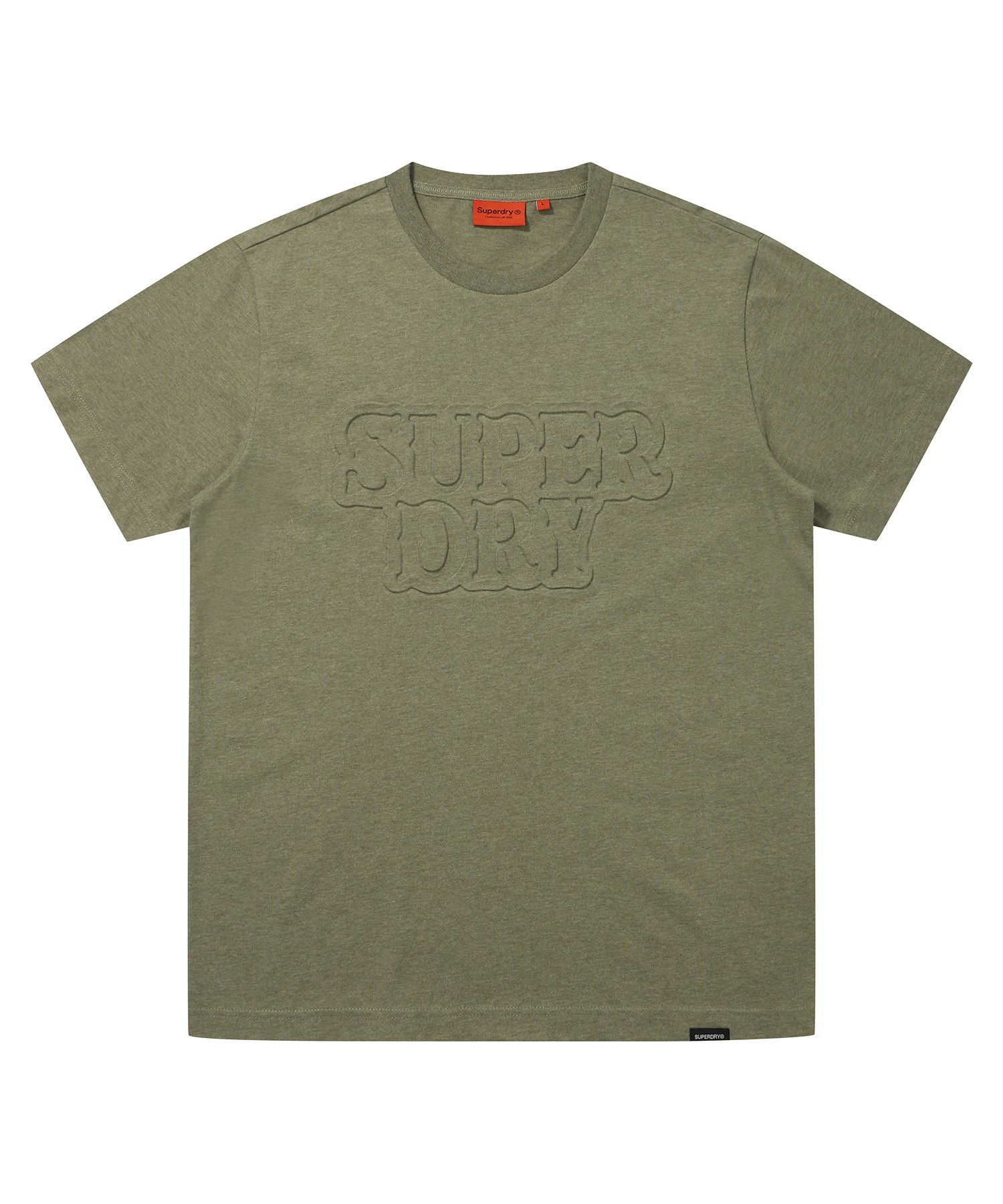 Big Logo Emb T-Shirt - Light Khaki