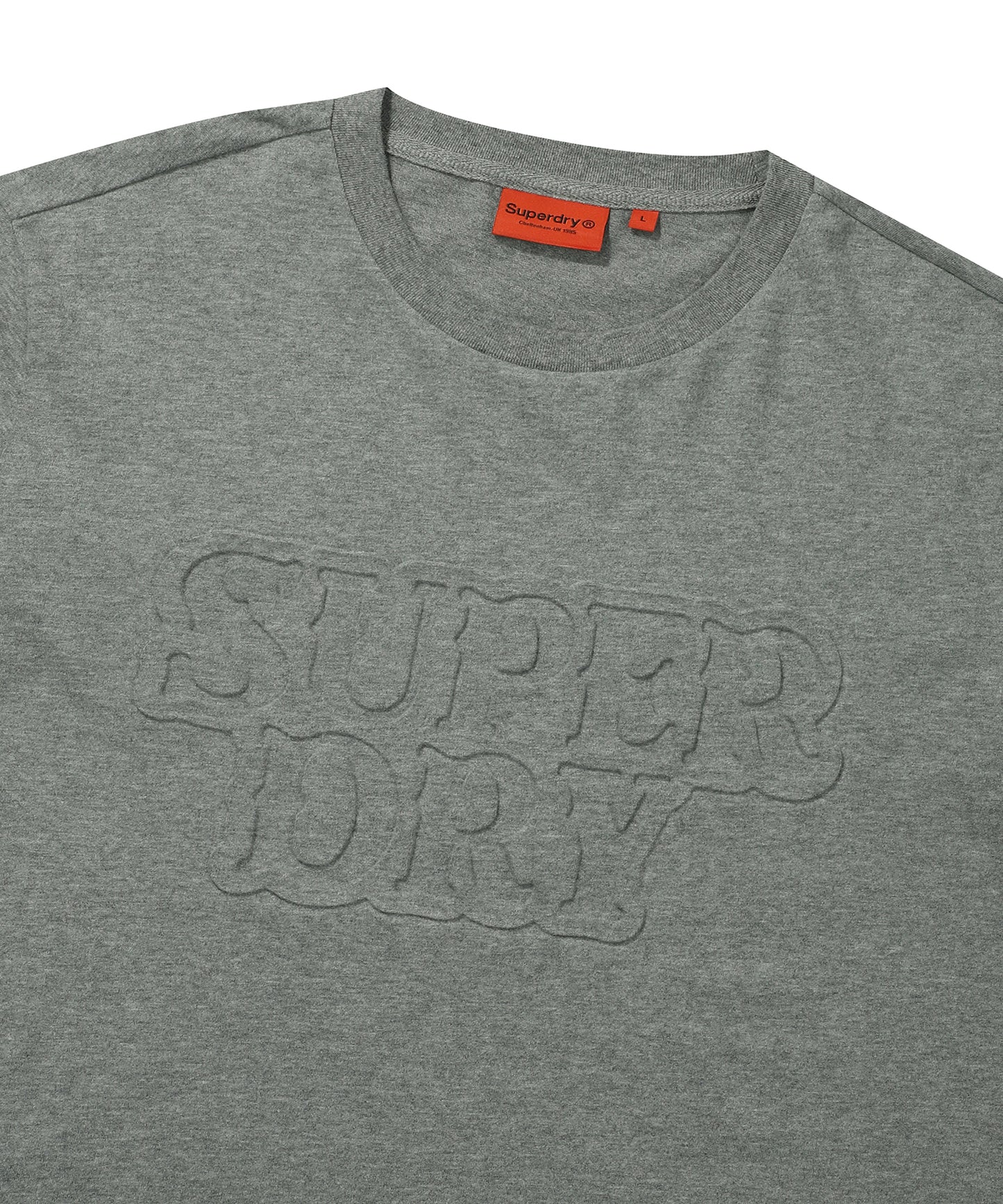 Big Logo Emb T-Shirt - M/Grey