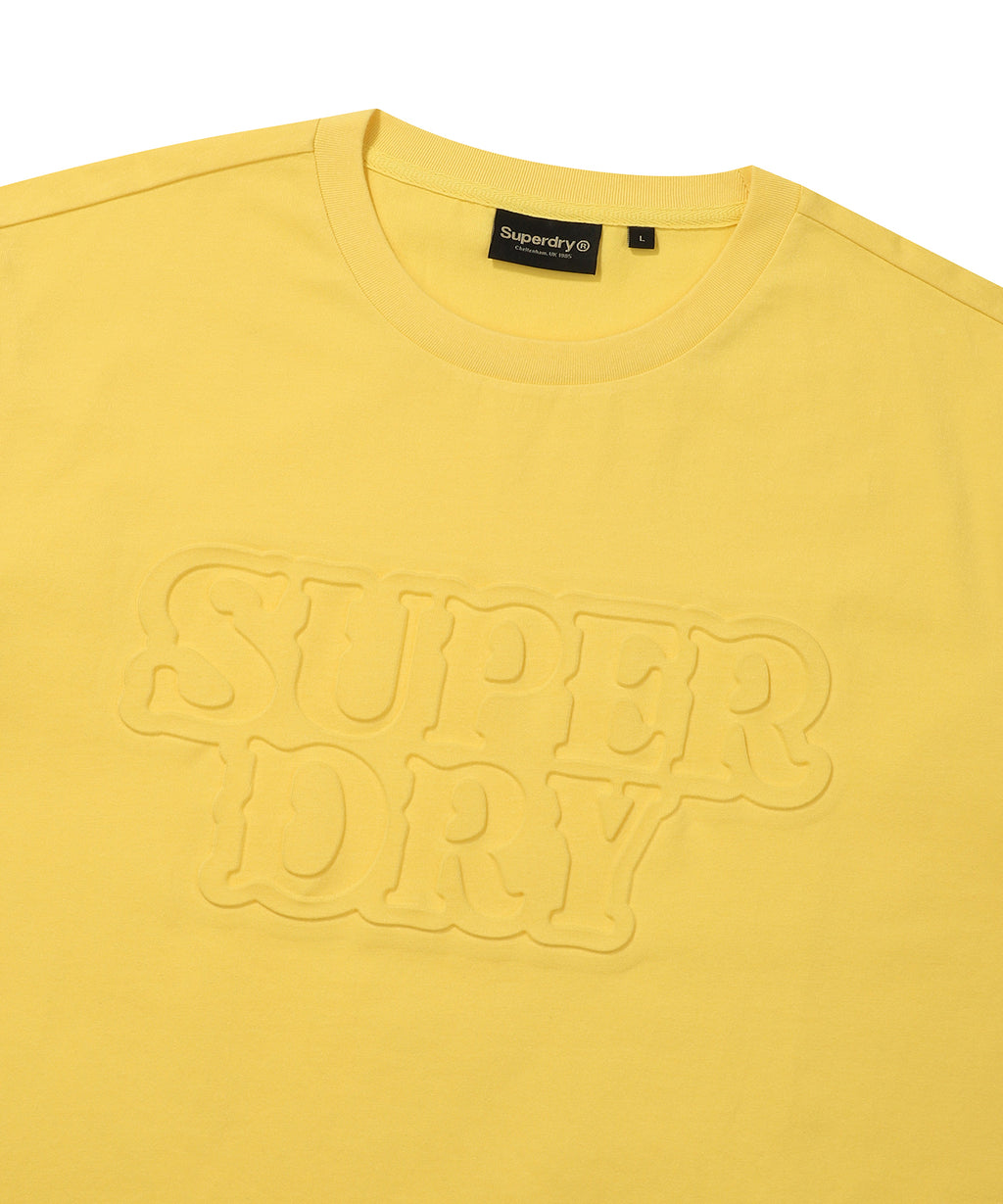 Big Logo Emb T-Shirt - Yellow
