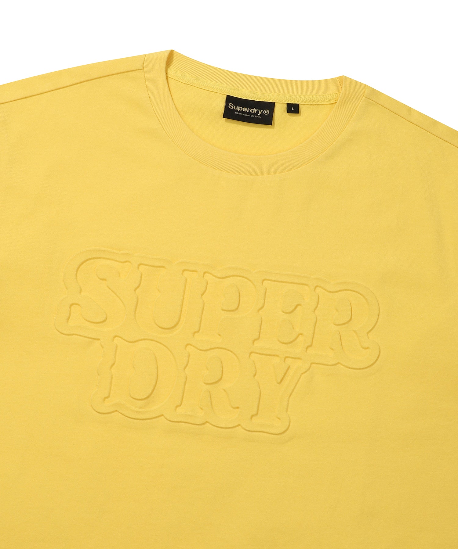 Big Logo Emb T-Shirt - Yellow