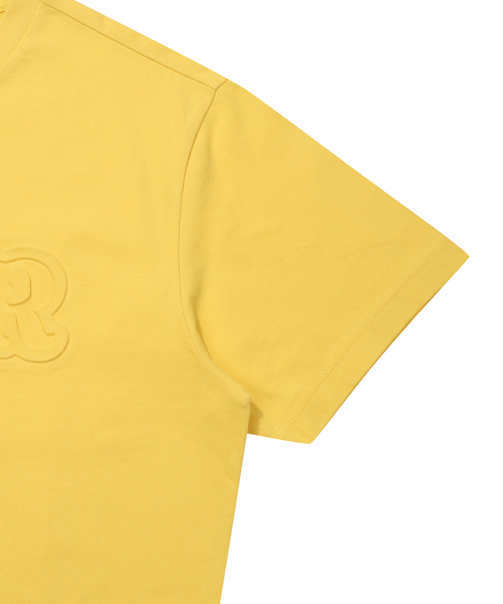 Big Logo Emb T-Shirt - Yellow