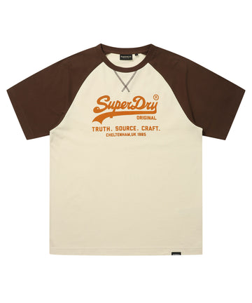 Vintage Logo Raglan T-Shirt - Brown